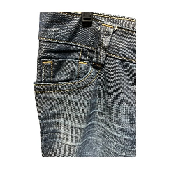 Awesome Calvin Klein Jeans Straight Women's 12 Blue Dark Wash Denim Lean Bootcut - Picture 7 of 11